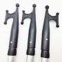 New arrival twist lock telescopic tube black anodized telescopic tube aluminum telescopic tube for boat pull pole