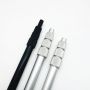Adjustable custom telescopic pole telescopic pole with brush anodized aluminum telescopic pole adjustable