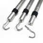New arrival extendable pole telescopic extendable aluminium pole mini aluminum tube extendable pole