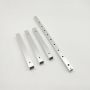 6061/6063 anodized aluminum pipes square tube with punching holes