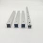 6061/6063 anodized aluminum pipes square tube with punching holes
