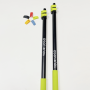 Telescopic pole factory heavy duty aluminum extendable tool with customized lock color for cleaning rod