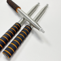 Stainless Steel Telescopic Billiard Cue Stick American Pool Game Practice Cues for Begginer Starters