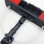 10m panel brush machine solar panel cleaning telescopic water fed pole for window cleaning