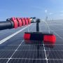 10m panel brush machine solar panel cleaning telescopic water fed pole for window cleaning
