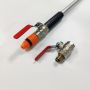 Heavy Duty Metal Aluminum Watering Wand with Extension Pole for Hanging Baskets, Planters, Garden, Shrubs and Seedbed