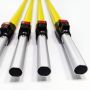 2.8m Multipurpose Portable Telescopic Aluminum Fiberglass Window Cleaning Pole With Spring Button