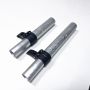 Heavy Duty Silver Aluminum Telescopic Pole with Flip Lock and Spring Button for Multi-Purpose Use