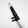 6-25ft Outdoor Large Diameter Aluminum Telescoping Antenna Pole Mount for RV/building Wall