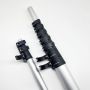 6-25ft Outdoor Large Diameter Aluminum Telescoping Antenna Pole Mount for RV/building Wall