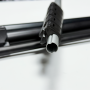 Premium Custom Telescopic Aluminium Pole with Flip Lock, Anodized Black Adjustable Telescopic Tube