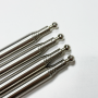 Retractable Stainless Steel Telescopic Antenna with Multi Function Adapter for FM Radio TV Communication