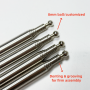 Custom Mini Antenna Supplier Customized Length Stainless Steel Telescopic Pole with Hing Male Thread