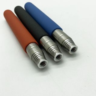 Stainless steel telescopic pole with custom thread
