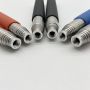 Stainless steel telescopic pole with custom thread