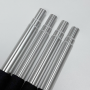 3 Sections Anodized Silver Aluminum Telescopic Pole with Internal Friction Lock No-rotation