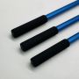 3 Sections Anodized Blue Aluminum Telescopic Pole with Flip Lock