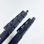 Custom 875mm Anodized Black Aluminum Telescopic Extension Pole with Flip Lock