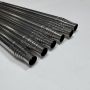 No-rotating Stainless Steel Telescopic Pole with One Groove